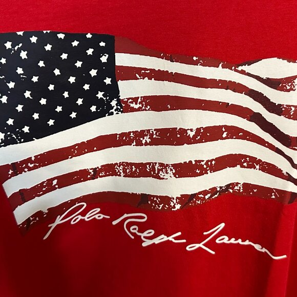 Polo Ralph Lauren Men's Short Sleeve T Shirt USA Flag XXL **NWT**  (E/P) - Picture 2 of 7